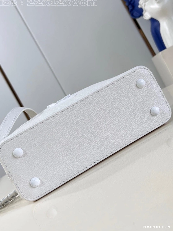 FS CHEAP CAPUCINES VUITTON MINI-22*12*8CM LOUIS 0801